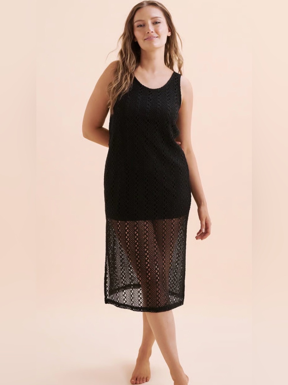 Turquoise Couture Crochet dress